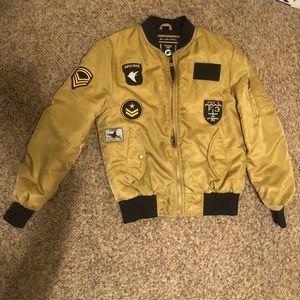 Men’s bomber zip up jacket